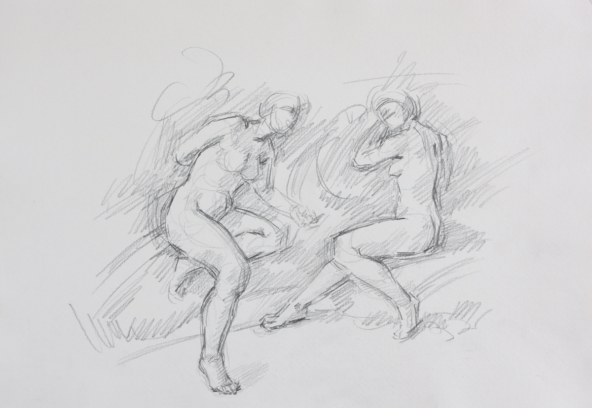 untitled; graphite on paper, 30 x 42 cm, 2017